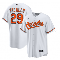 Men's Baltimore Orioles Samuel Basallo Nike White Replica Player Jersey