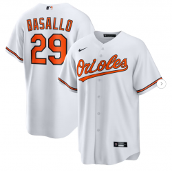 Youth Baltimore Orioles Samuel Basallo Nike White Home Replica Jersey