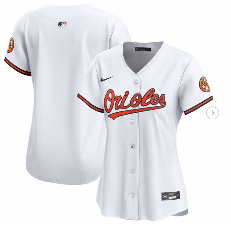 Women's Baltimore Orioles Nike White Home Limited Jersey