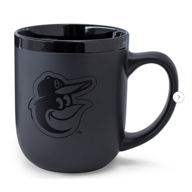 WinCraft Baltimore Orioles 17oz. Black Tonal Ceramic Mug