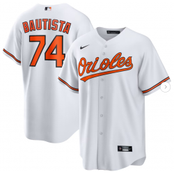 Men's Baltimore Orioles Felix Bautista Nike White Replica Player Jersey