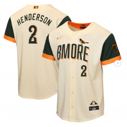 Youth Baltimore Orioles Gunnar Henderson Nike 2026 City Connect Stadium Jersey