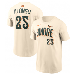 Men's Baltimore Orioles Pete Alonso Nike 2026 City Connect Name & Number T-Shirt