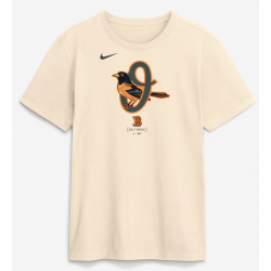 Men's Baltimore Orioles Nike Cream 2026 City Connect Large Logo T-Shirt