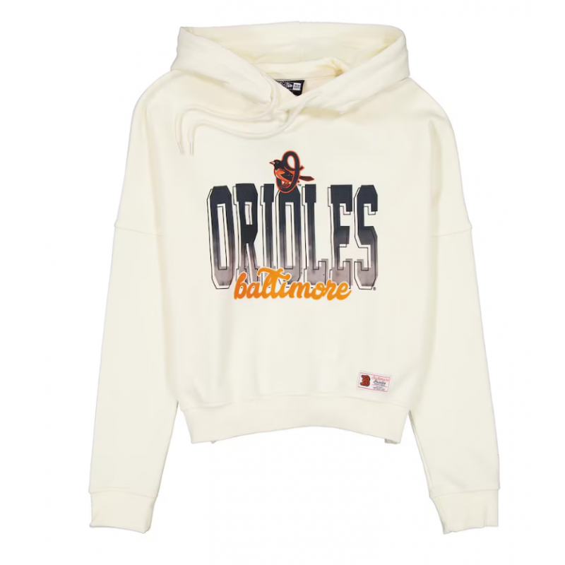 Women's Baltimore Orioles New Era Cream 2026 City Connect Hoodie