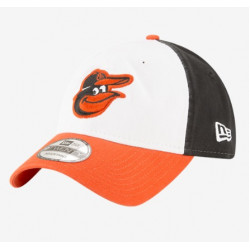 Men's Baltimore Orioles New Era Black Home 9Twenty Adjustable Hat