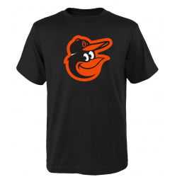 Youth Baltimore Orioles Black Logo Primary Team T-Shirt