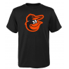 Youth Baltimore Orioles Black Logo Primary Team T-Shirt