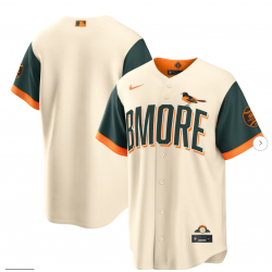 Men's Baltimore Orioles Nike Cream 2026 City Connect Stadium Jersey
