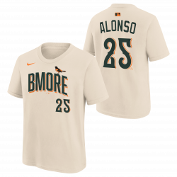 Baltimore Orioles Kids City Connect 2.0 Pete Alonso T-Shirt