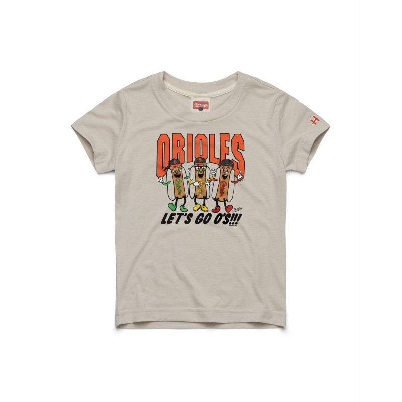 Baltimore Orioles Homage Youth Hot Dog Race T-Shirt
