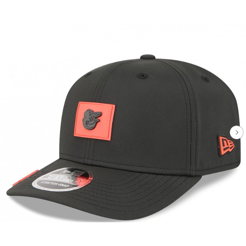 Men's Baltimore Orioles New Era Black 2026 Clubhouse 9SEVENTY Adjustable Hat
