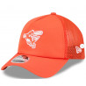 Men's Baltimore Orioles New Era Orange 2026 Batting Practice Alternate Apex 9FORTY Adjustable Hat